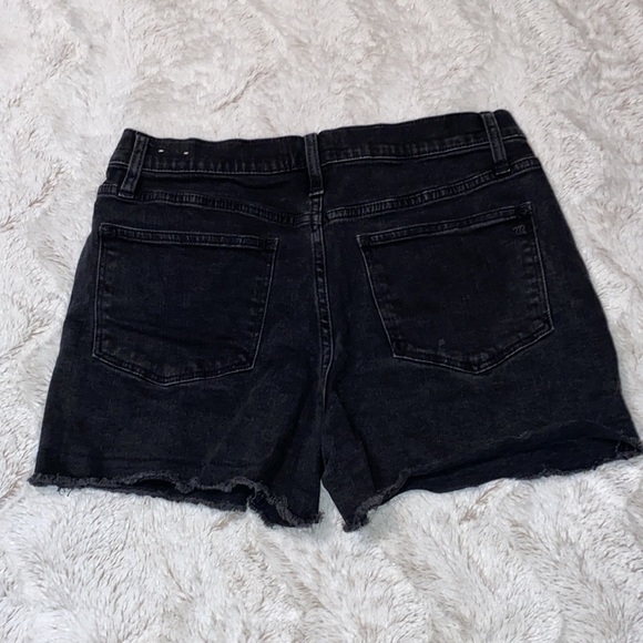 Madewell high waisted black cut off shorts excellent preowned condition size 28 - Picture 5 of 11